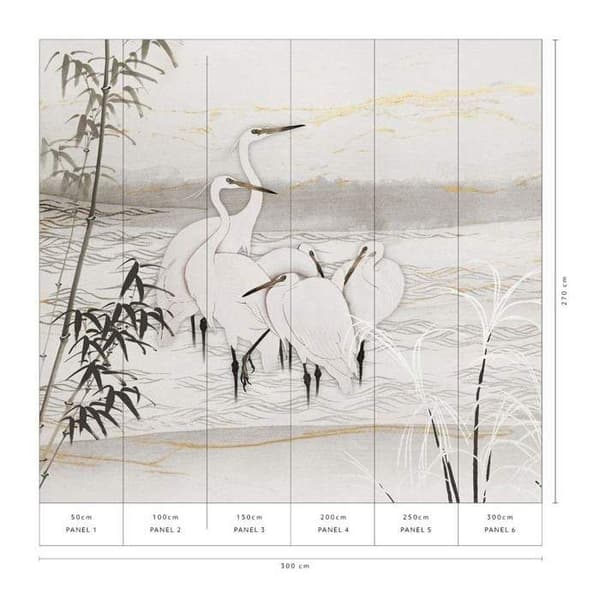 Fototapet 2244-15 digitaltryck djur 3 x 2.7 m Erismann Art Edition Vit
