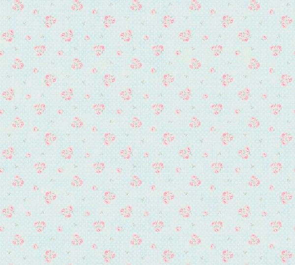 A.S. Creation Maison Charme 390671 Non-vävd Tapet Blommor 10.05 x 0.53 m Blå
