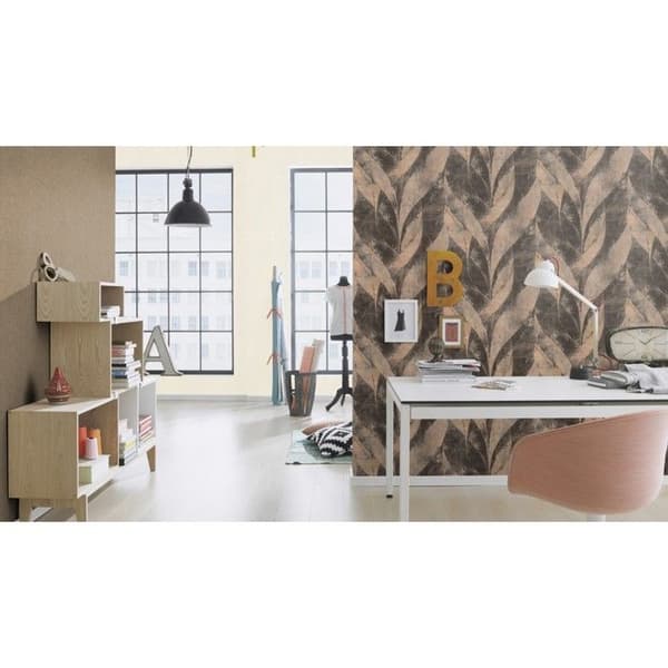 papper tapet 520231 papper tapet enfärgad 53 x 1005 cm Rasch Concrete silver vit