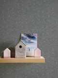Miniatyrbild 6 av 6: A.S. Creation Nara 387421 Non-woven tapet med mönster och motiv 10.05 x 0.53 m Blå