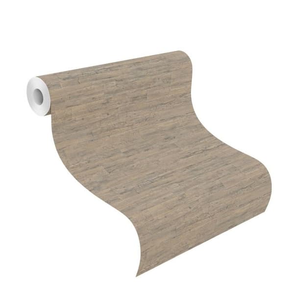 non-woven tapet 537031 trä tapet 53 x 1005 cm Rasch Curiosity brun