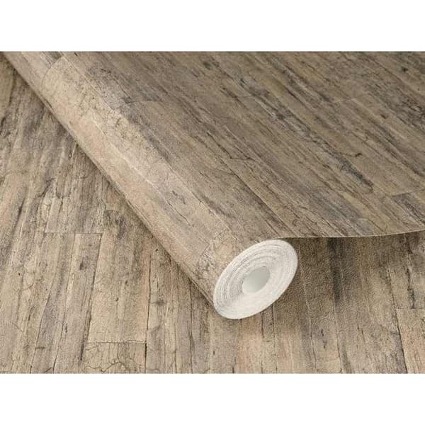 non-woven tapet 537031 trä tapet 53 x 1005 cm Rasch Curiosity brun