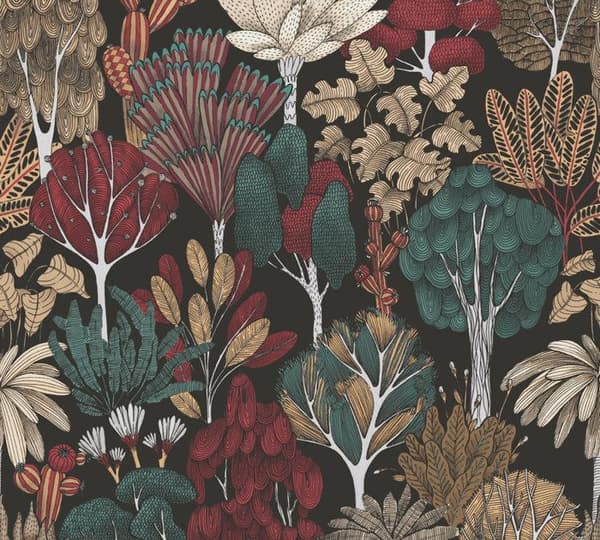 A.S. Creation 377576 Non-woven tapet Natur 0.53 m x 10.05 Svart
