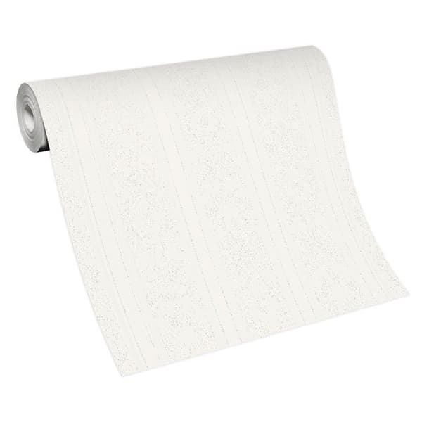 vinyl expanderad 20030-01 non-woven tapet barock 0.53 x 10.05 m Erismann Bestseller vit
