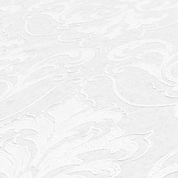 A.S. Creation Meistervlies 961914 non-woven tapet barock 1.06 m x 25 m vit