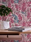 Miniatyrbild 1 av 6: A.S. Creation 377518 Non-woven tapet med blommor 0.53 m x 10.05 Rosa