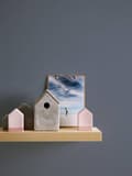Miniatyrbild 5 av 6: A.S. Creation Nara 387447 Non-woven tapet enfärgad 10.05 x 0.53 m Blå