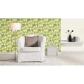 Miniatyrbild 3 av 3: Rasch Salsa 478235 Non-woven tapet Botanisk 10.05 x 0.53 m Vit Grön Brun