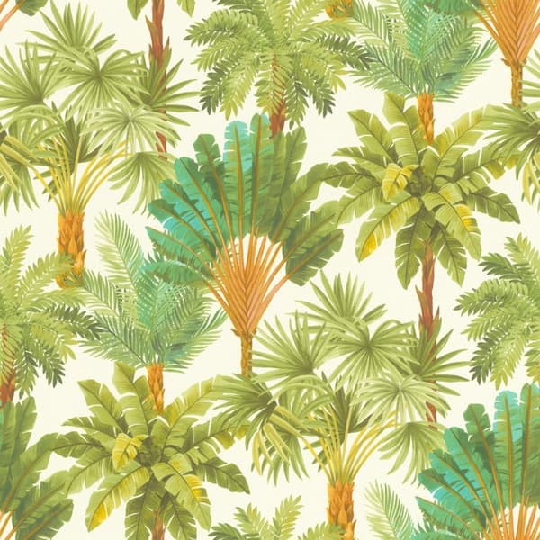 Rasch Salsa 478235 Non-woven tapet Botanisk 10.05 x 0.53 m Vit Grön Brun