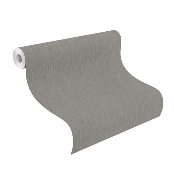 non-woven tapet 570137 non-woven enfärgad tapet 53 x 1005 cm Rasch Trianon XIII svart