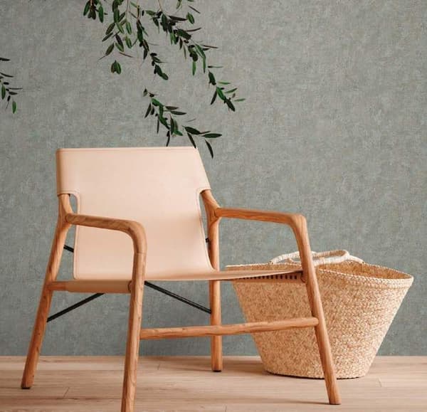 Non-woven tapet från eco Natural Living - A.S. CREATION - falska enfärger - gröna, gråa, blåa