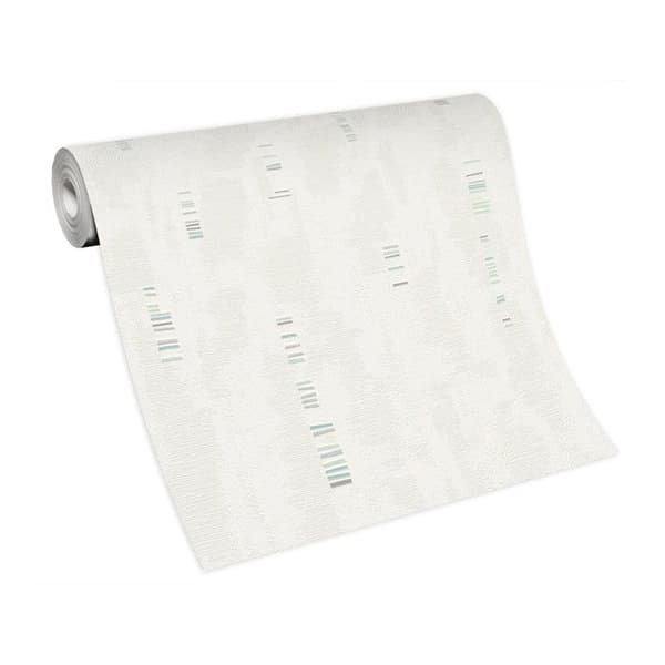 5824 - Expanderad vinyl på papper med gröna mönster - Kollektion Habitat