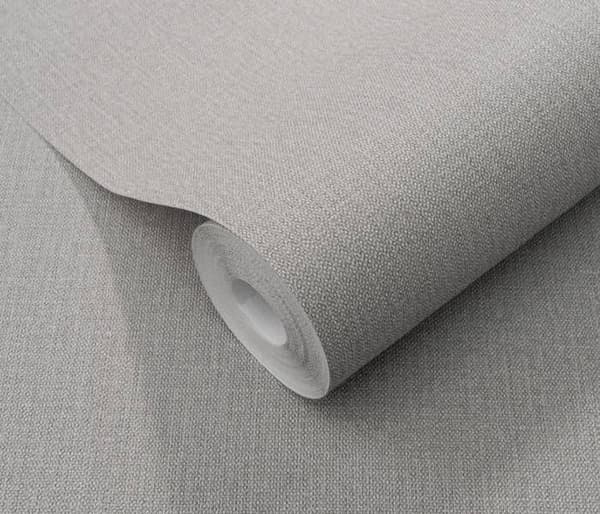 Tapet non-vävt 10444-10 Enfärgad tapet 0,53 x 10,05 m Erismann Elle Dekoration 4 Grå