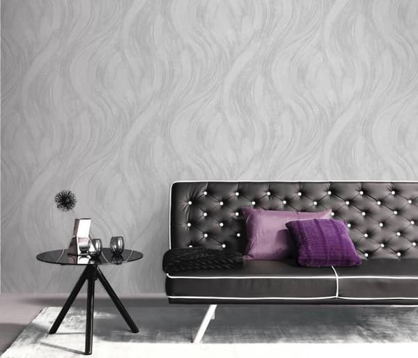 expanderad vinyl 10456-31 non-vävd tapet grafisk 0.53 x 10.05 m Erismann Opus grå