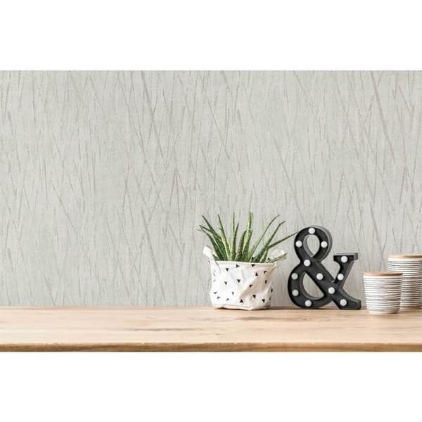 Tapet - A.S. Création - SP15734 - Non-woven - Grå - Vinyl på non-woven - 53 cm x 10,05 m