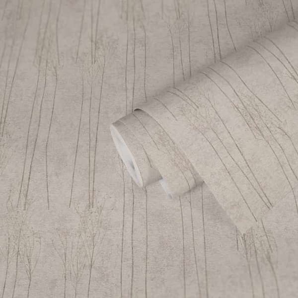 Tapet - A.S. Création - SP15760 - Non-woven - Vit, Grå, Silver - 53 cm x 10,05 m