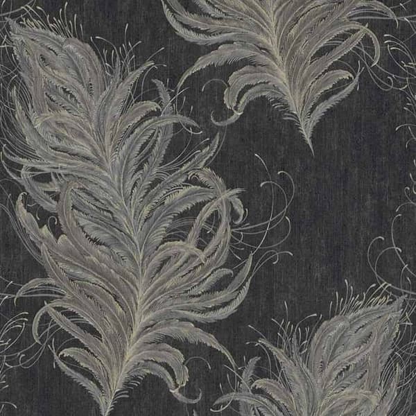 Tapet - Mata Hari - AS-380094 - Svart - Non-woven - 53 cm x 10,05 m