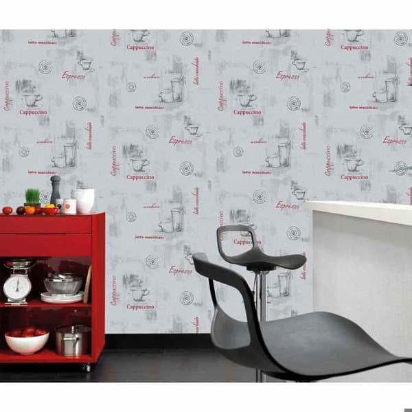 vinyl expanderad 13382-20 tapet non-woven grafisk 0,53 x 10,05 m Erismann Bestseller röd