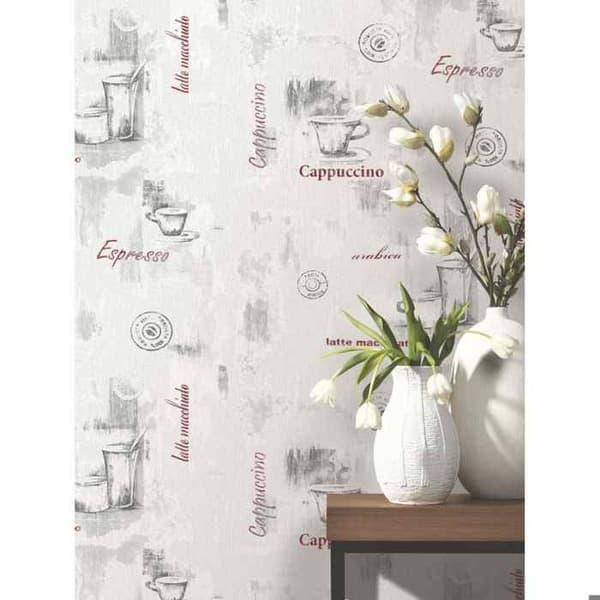 vinyl expanderad 13382-20 tapet non-woven grafisk 0,53 x 10,05 m Erismann Bestseller röd