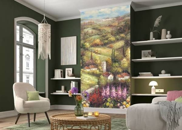 Fototapet 2543N-81 digitaltryck natur landskap 1,5 x 2,7 m Erismann Fashion for Walls digital grön