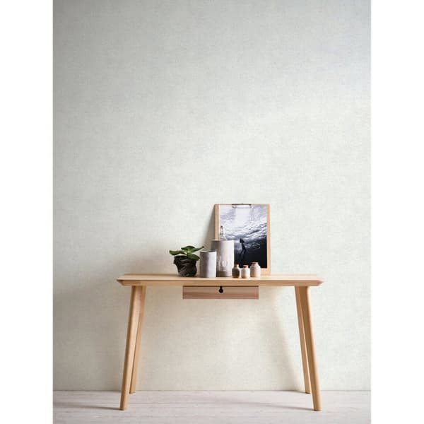 A.S. Création Unitapete Trendwall 2 enfärgad tapet non-woven vit matt glansfint strukturerad 380893 38089-3