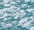 Miniatyrbild 4 av 6: Arkitektens Papper tapet moln Jungle Chic tapet non-woven utan PVC blå vit matt slät 377053 37705-3 10,05 m x 0,53...