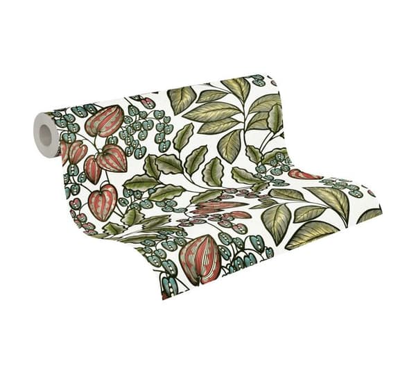 A.S. Creation 377545 Non-woven tapet med blommor 0.53 m x 10.05 Färgglad