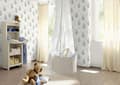 Miniatyrbild 5 av 6: Non woven tapet 300741 barnrum 53 x 1005 cm Rasch Kids World Beige vit