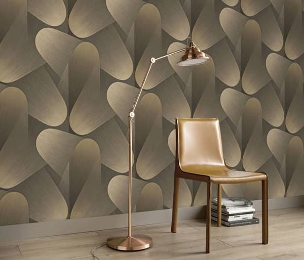 Trevlig tapet 10423-15 Grafisk tapet 0,53 x 10,05 m Erismann Elysium Gold