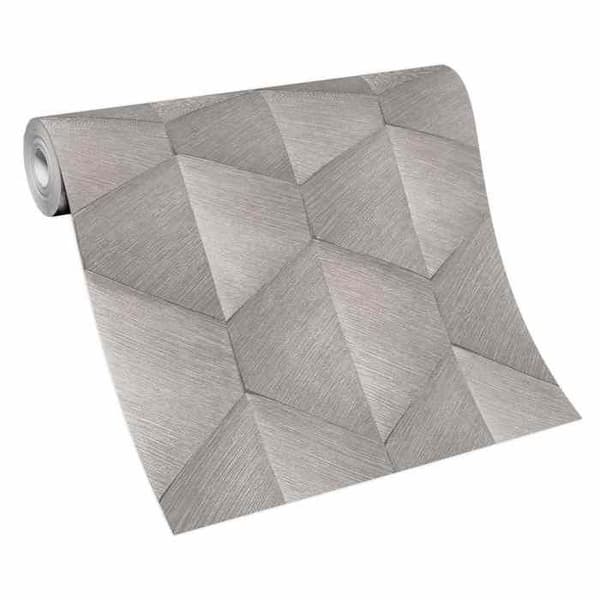 Non-woven tapet 10370-38 Grafisk tapet 0,53 x 10,05 m Erismann Fashion for Walls brun grå