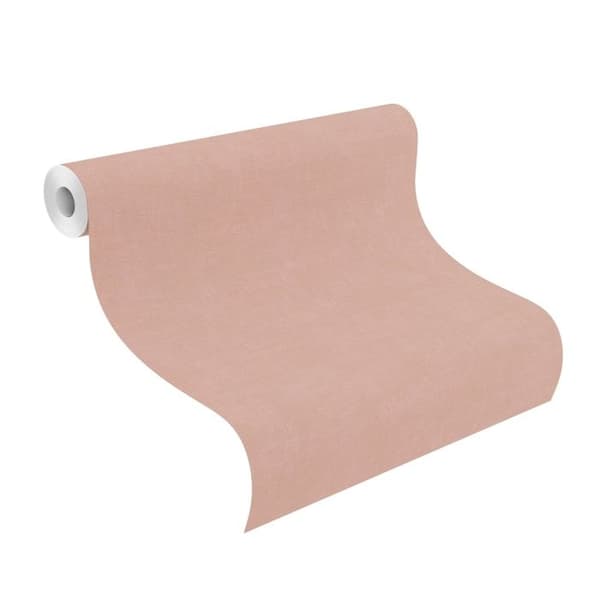 "Väggdekor non-woven 489620 enfärgad väggdekor 53 x 1005 cm Rasch Selection rosa"