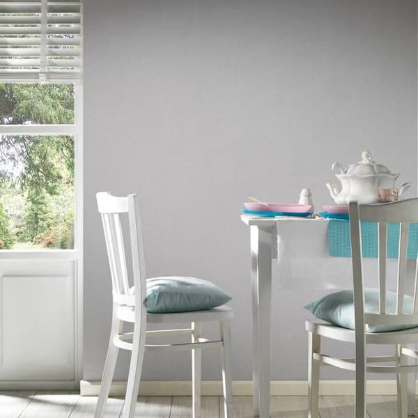 A.S. Creation Elegance 3 304866 non-woven tapet ensfärgad 0,53 m x 10,05 m grå
