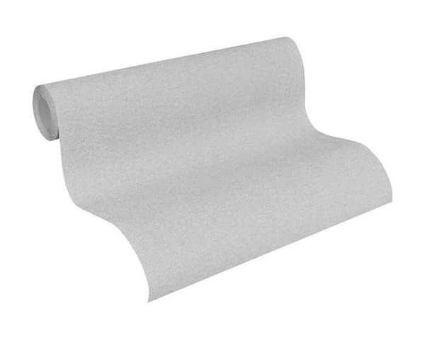 A.S. Creation Elegance 3 304866 non-woven tapet ensfärgad 0,53 m x 10,05 m grå