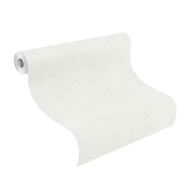 Non-woven tapet 103373 non-woven tapet enfärgad 53 x 1005 cm Rasch Wallton 2025 vit