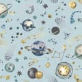 Miniatyrbild 2 av 6: ovävt tapet 300949 barnrum 53 x 1005 cm Rasch Kids World blå guld