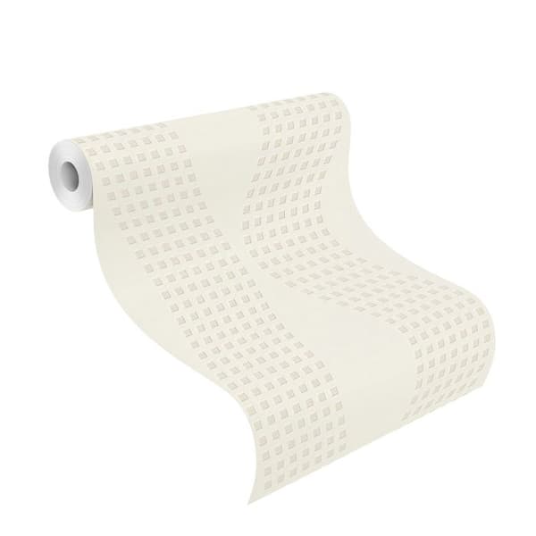 Non-woven tapet 103670 non-woven enfärgad tapet 53 x 1005 cm Rasch Wallton 2025 beige vit