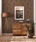 Miniatyrbild 3 av 6: A.S. Creation Terra 389192 Non-woven tapet blommor 10.05 x 0.53 m brun