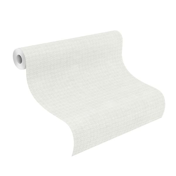 Non-woven tapet 102123 non-woven enfärgad tapet 53 x 1005 cm Rasch Wallton 2025 vit