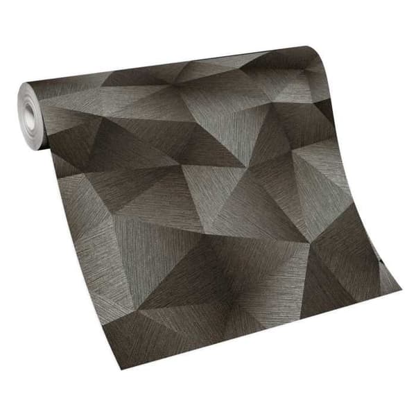 Tapet non-woven 10216-15 Grafiskt tapet 0.53 x 10.05 m Erismann GMK - Fashion For Walls svart