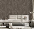 Miniatyrbild 2 av 4: Non-woven tapet 10476-47 Tapet Blommor Floral 0,53 x 10,05 m Erismann Elysium brun