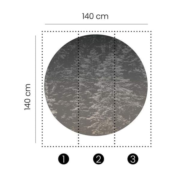 Fototapet 2553N-72 digitaltryck Natur Landskap 1,5 x 2,7 m Erismann Fashion for Walls digital Grå