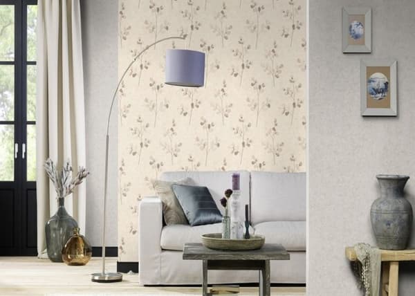tapet non-woven 508734 tapet non-woven enfärgad 53 x 1005 cm Rasch Selection grå
