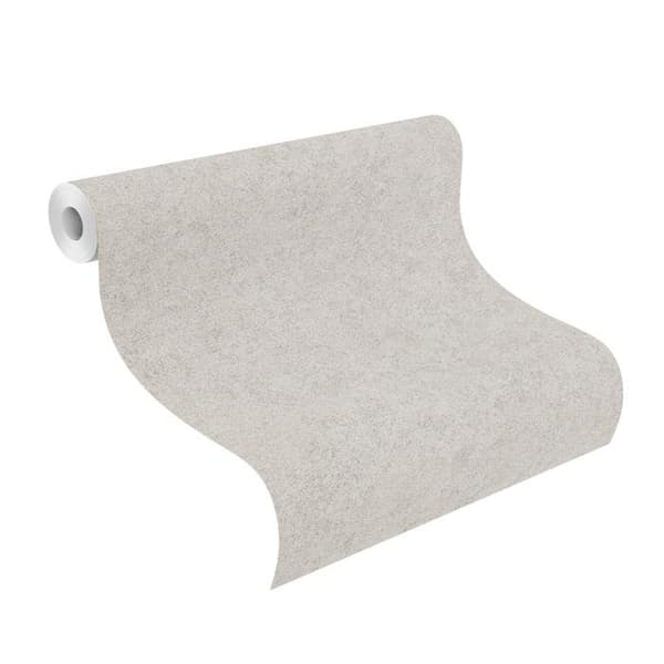 tapet non-woven 508734 tapet non-woven enfärgad 53 x 1005 cm Rasch Selection grå
