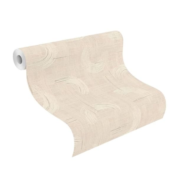 non-woven tapet 429046 grafisk tapet 53 x 1005 cm Rasch Selection Beige