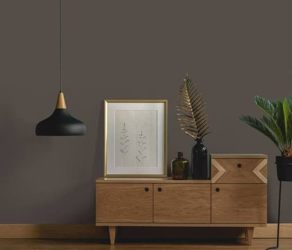 expanderad vinyl 10215-11 non-vävd tapet enfärgad 0.53 x 10.05 m Erismann Code Nature brun
