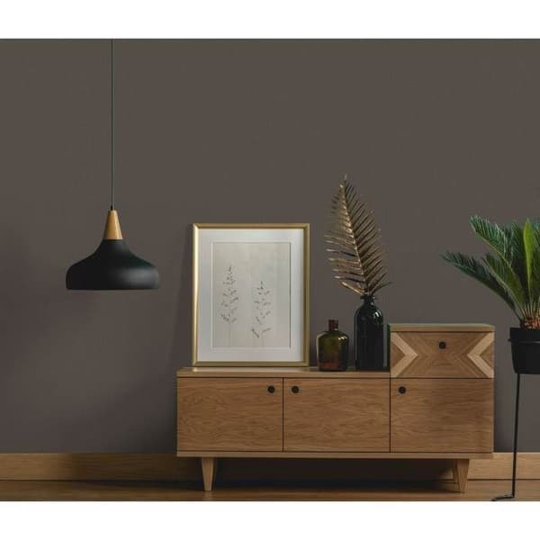 expanderad vinyl 10215-11 non-vävd tapet enfärgad 0.53 x 10.05 m Erismann Code Nature brun
