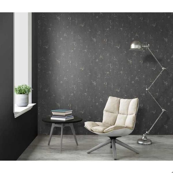 vinyl expanderad 10316-15 non-woven tapet enfärgad 0,53 x 10,05 m Erismann Bestseller svart