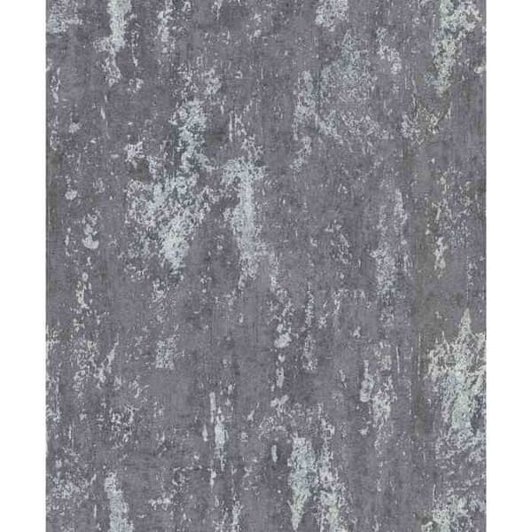 Tapet non-vävd 10273-10 Enfärgat tapet 0,53 x 10,05 m Erismann Casual Chic grå