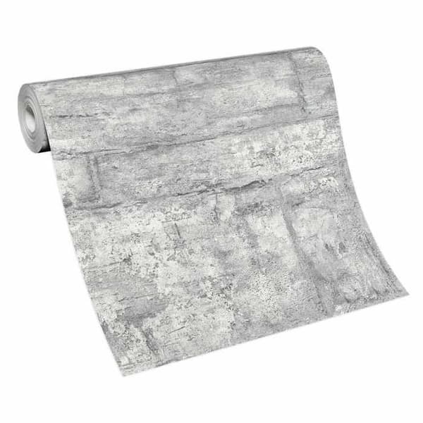 vinyl expander 10222-31 non-woven tapet trä 0.53 x 10.05 m Erismann GMK - Fashion For Walls grå