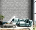Miniatyrbild 4 av 6: vinyl expander 10222-31 non-woven tapet trä 0.53 x 10.05 m Erismann GMK - Fashion For Walls grå